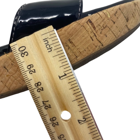 Sofft Womens Trapani Patent Leather Wedge Heel Sandal - Size 9.5 - Picture 14 of 14